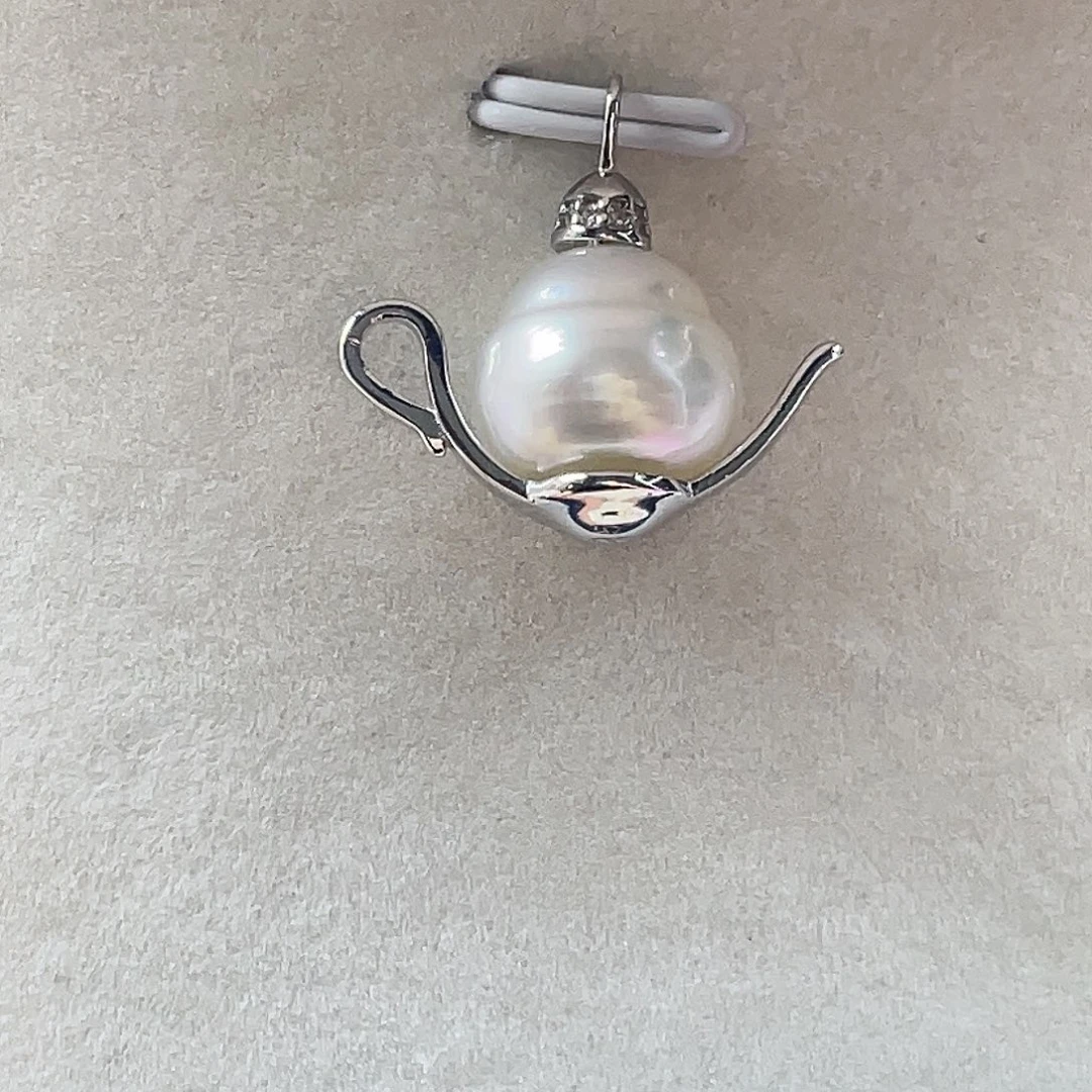 颈饰海水珍珠银S925镶嵌