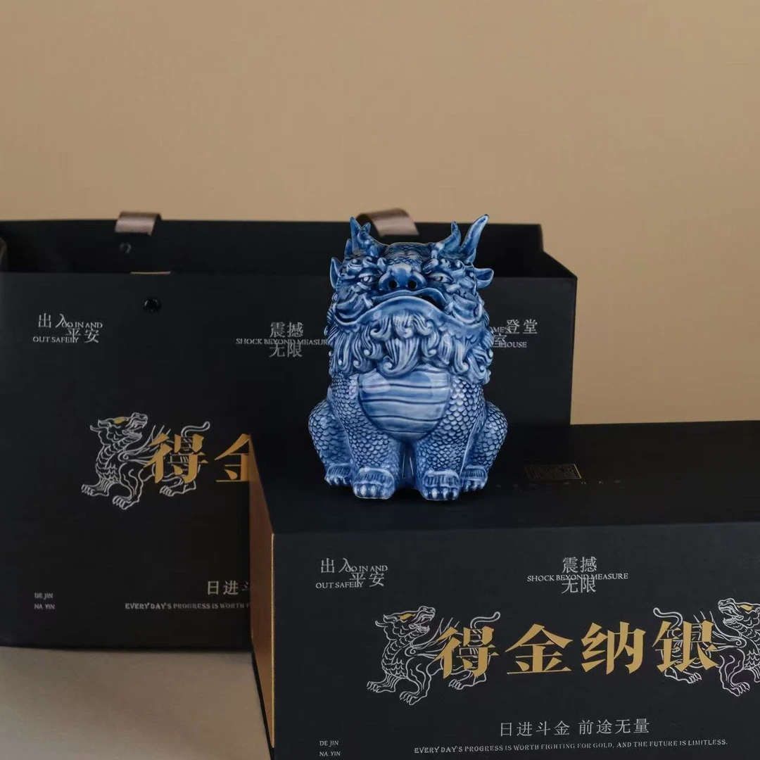 国风国潮摆件香薰得金纳福貔貅
