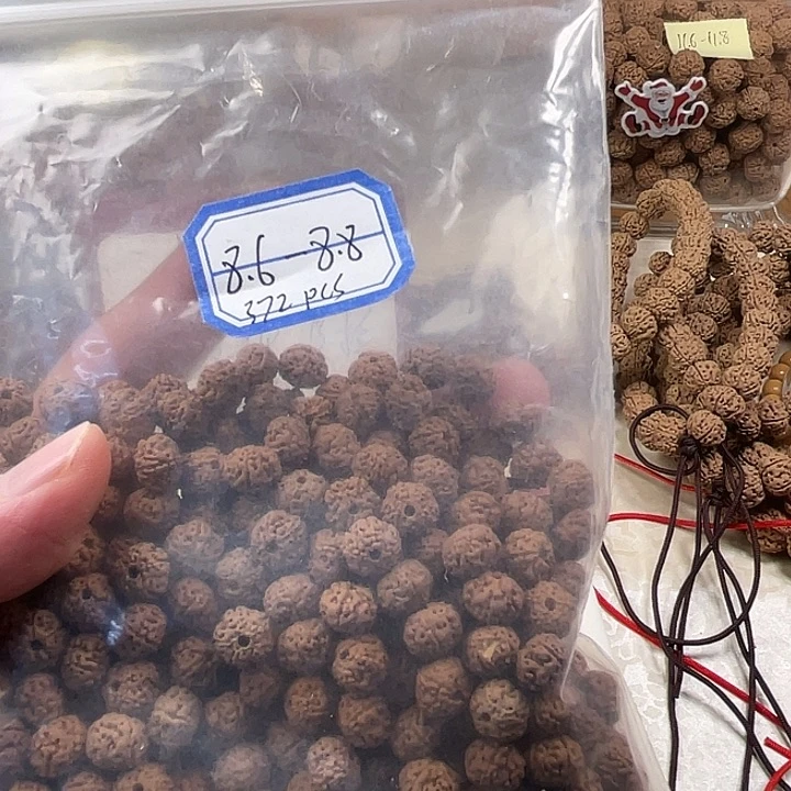 好***生金刚菩提吊坠矮桩梅花8.6-8.8尺寸372颗