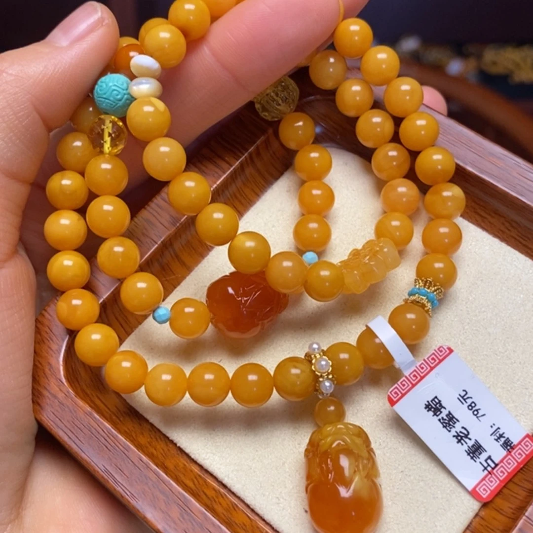 【闪购商品】蜜蜡手链未镶嵌手串