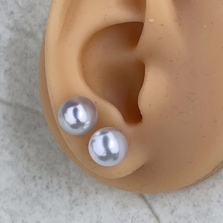 未镶嵌海水珍珠耳饰10-11mm特价宝石光巴洛克