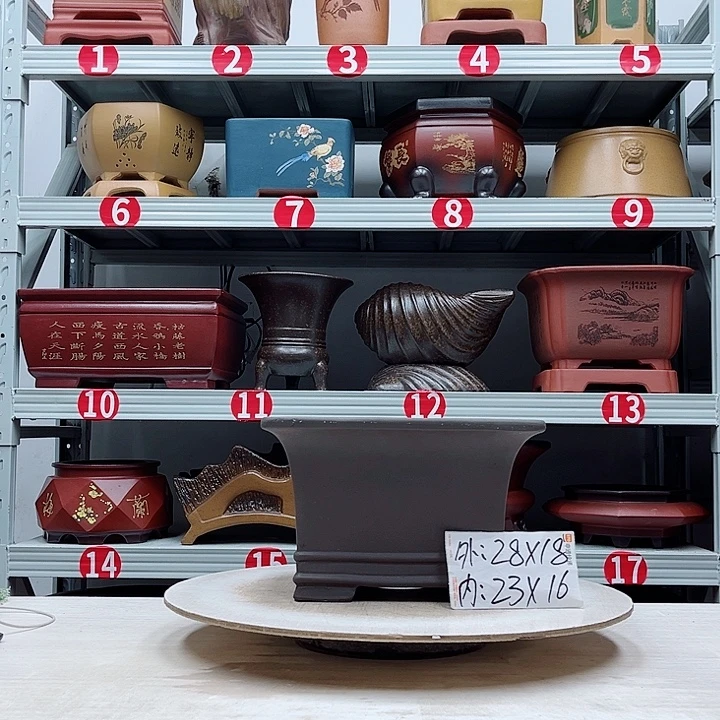 紫砂花盆紫砂花盆