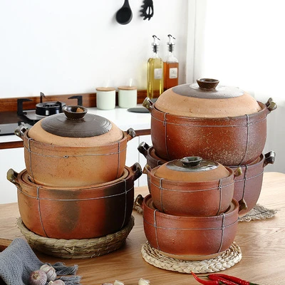 广西传统健康土陶瓷明火炖煲砂锅潮汕砂锅粥瓦锅煲汤煲打包用