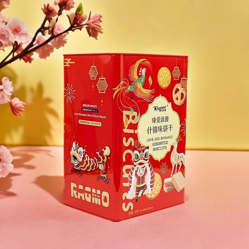 香港拉格慕臻爱浪漫什锦味饼干500g铁罐礼盒装过年送礼下午茶