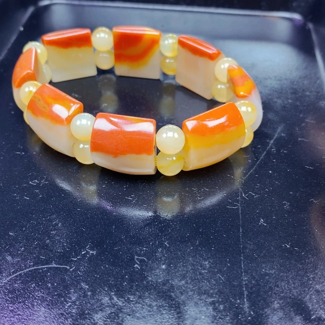 石英质玉（黄龙玉）未镶嵌吊坠(不含链)