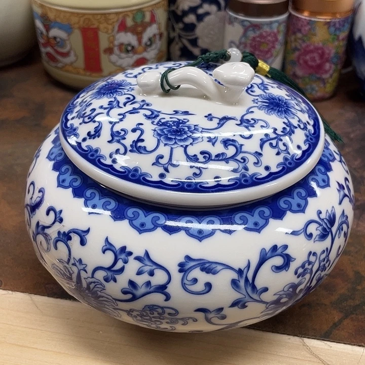 陶瓷罐茶叶罐密封好储物罐