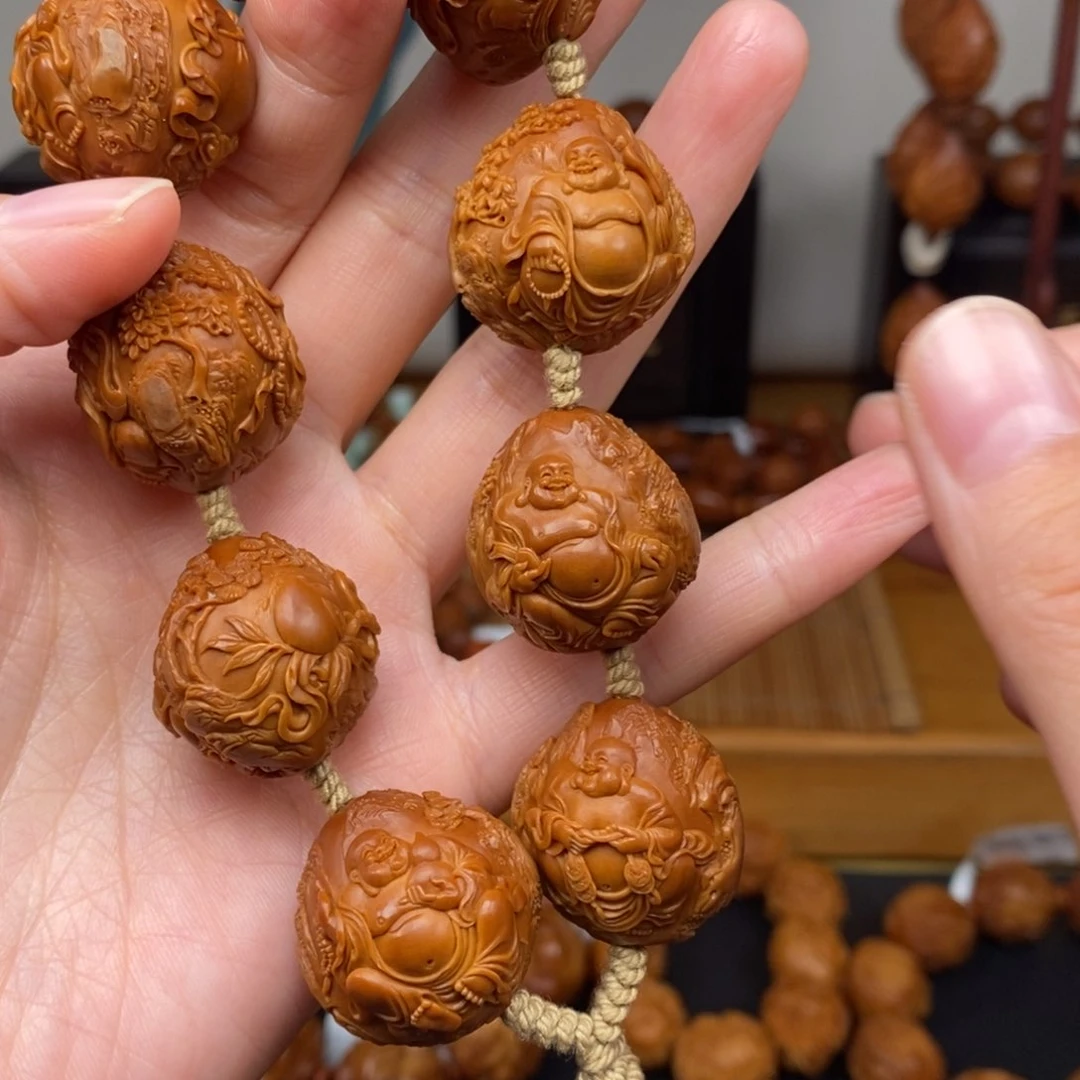 手串橄榄核许忠英老师风景弥勒