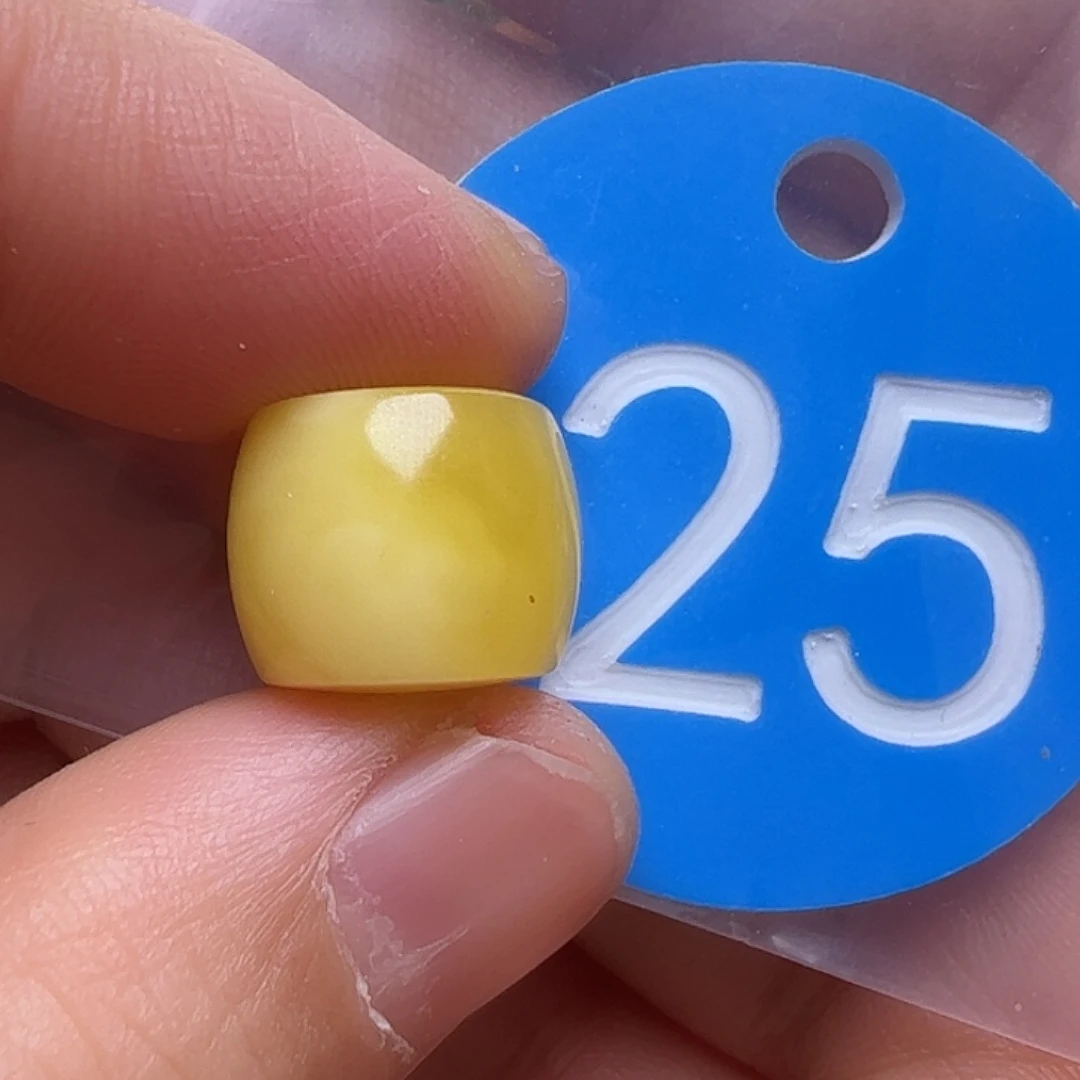 蜜蜡未镶嵌珠宝奇石12.5mm皮点