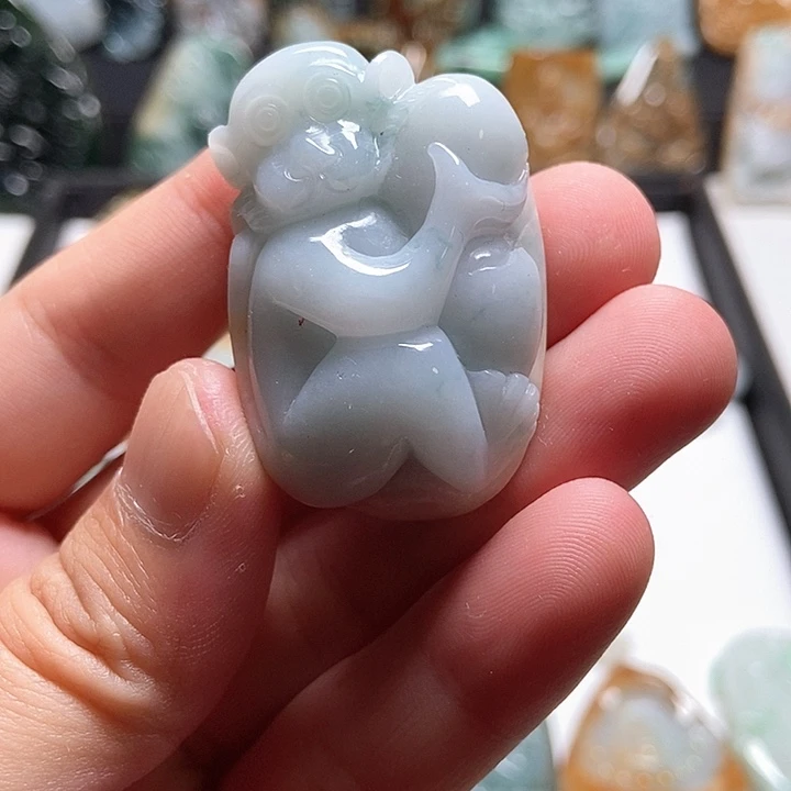 翡翠未镶嵌颈饰翡翠a货
