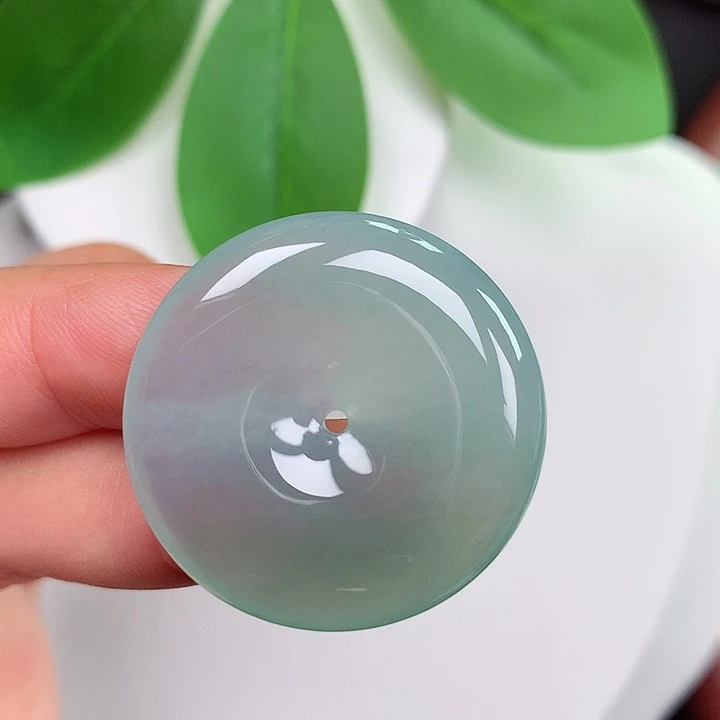 颈饰未镶嵌翡翠平安扣29.2x5.1mm