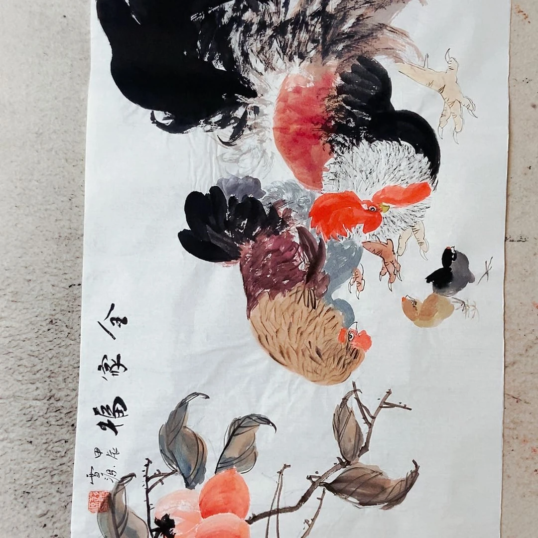 国画我也有很多喜欢的东西了。在家