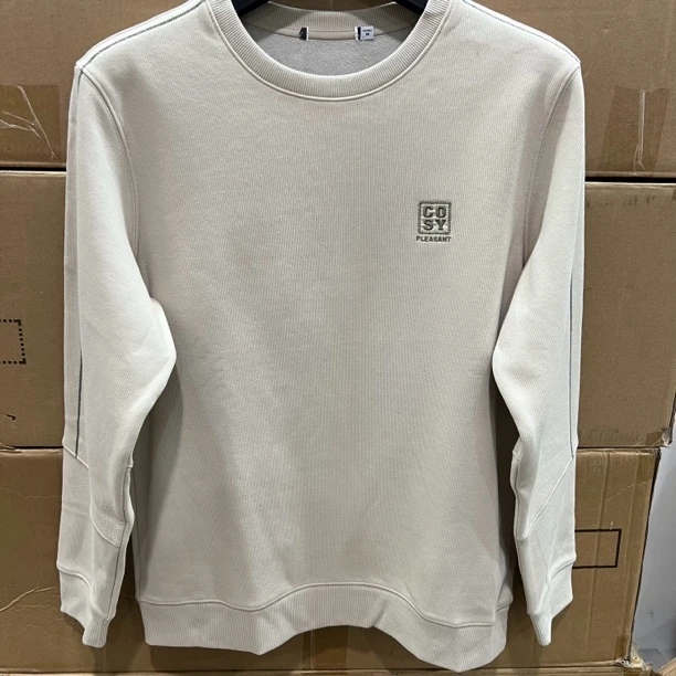 8911撤柜H剪标灰色加绒加厚卫衣休闲男款上衣