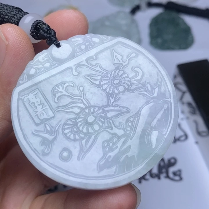 颈饰未镶嵌翡翠翡翠