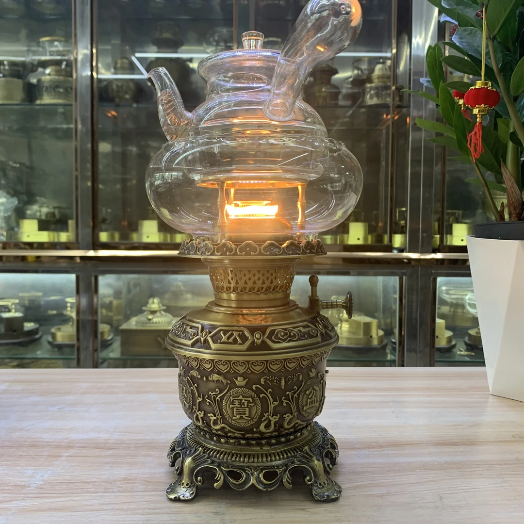 精致小巧聚宝盆空气灯煮茶炉明火烧煮高温沸水