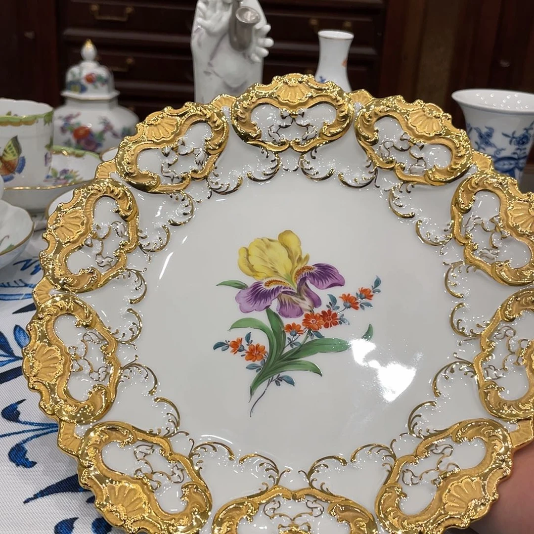 摆件中古二等鸢尾花