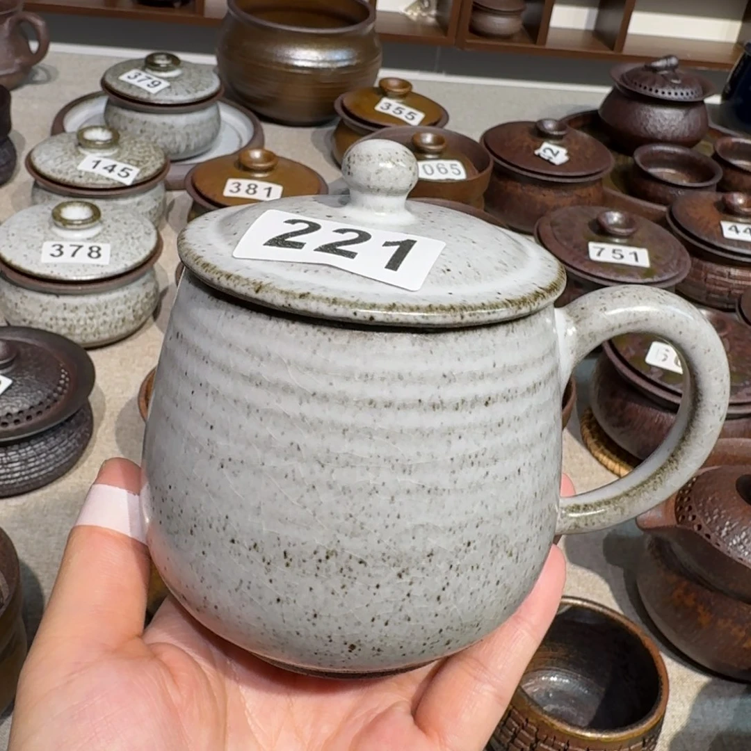 瓷粗瓷茶具素色盖碗