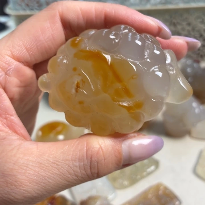 玛瑙/玉髓未镶嵌吊坠(不含链)