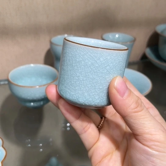 瓷片大宋名窑汝瓷茶具