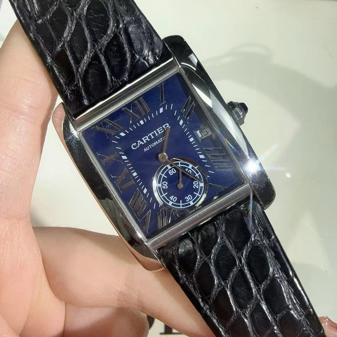95新 Cartier/卡地亚 坦克系列 表径34mm 自动机械腕表 全原装