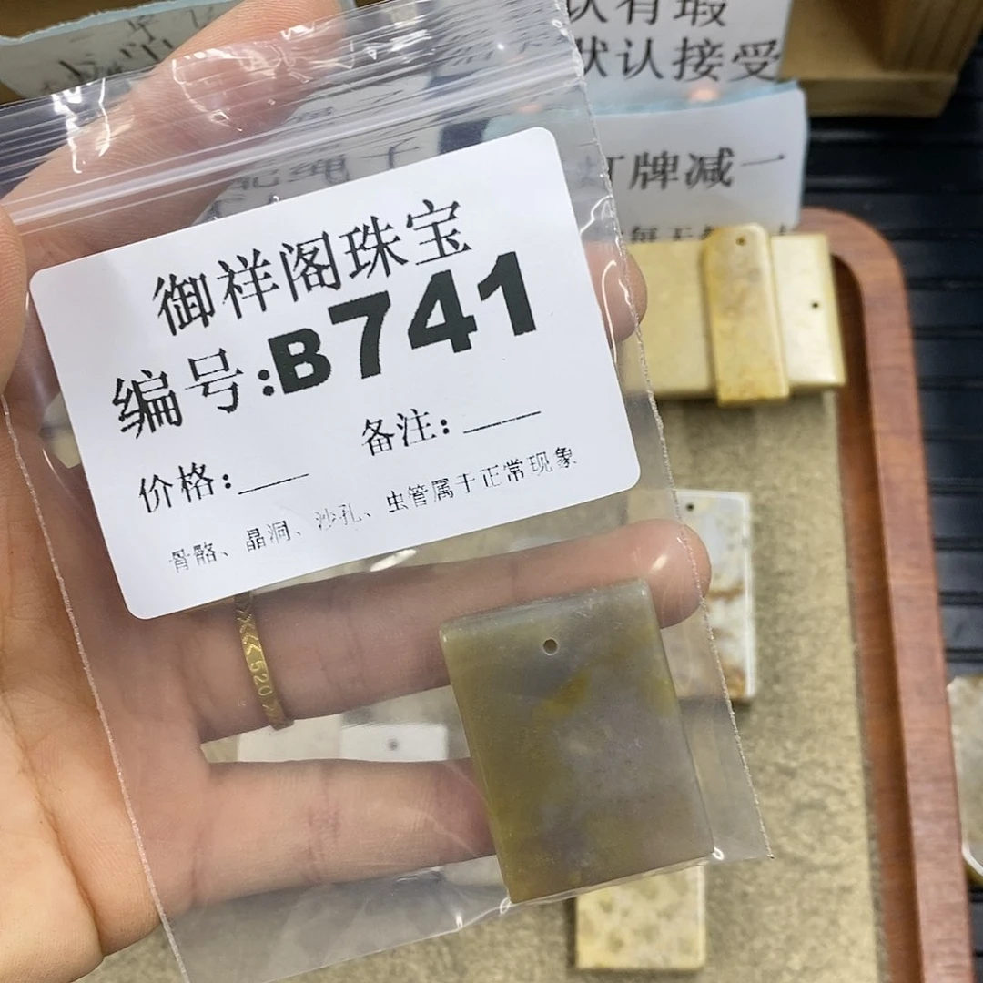 石英质玉未镶嵌颈饰逆**舟