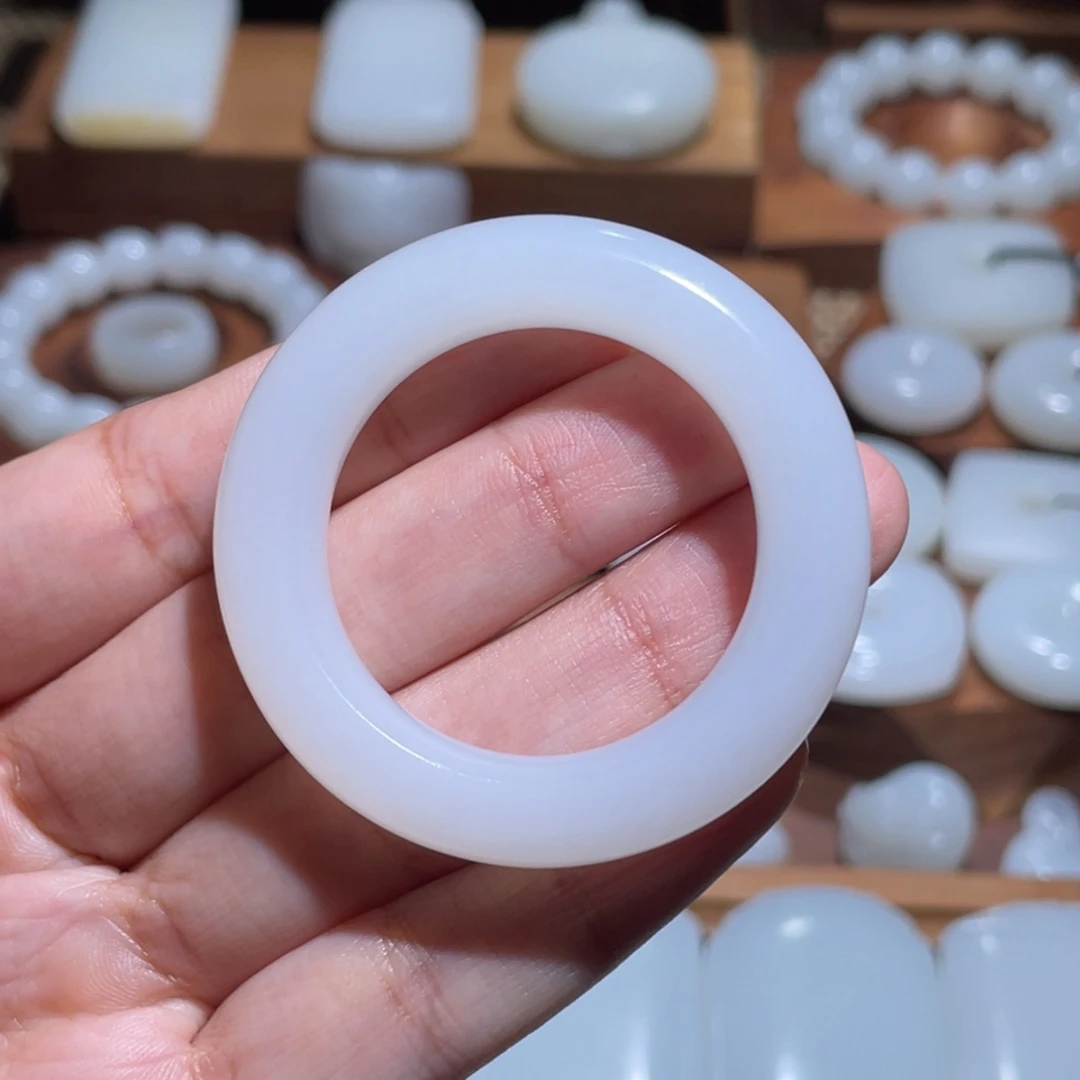 未镶嵌手链和田玉袈裟环