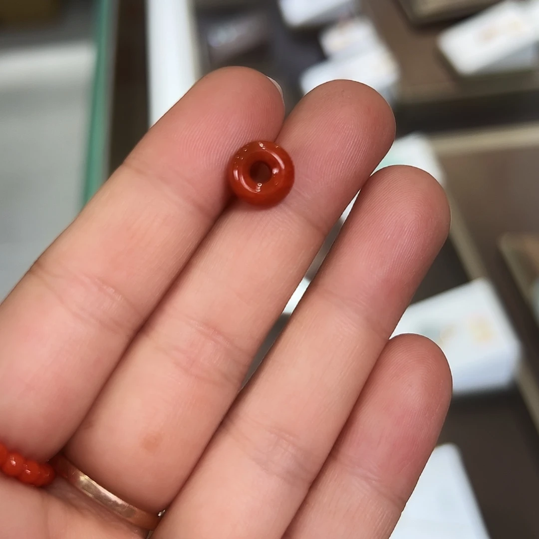 南红玛瑙合金珠宝半成品南红平平安扣配饰