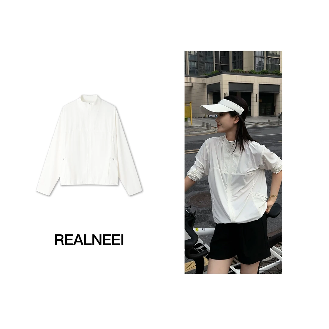 夏日防晒丨25年夏季新品极简轻薄透气户外立领休闲防晒外套22921