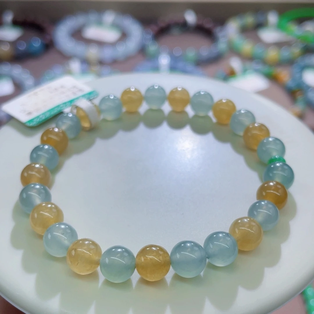 未镶嵌手链翡翠幻彩