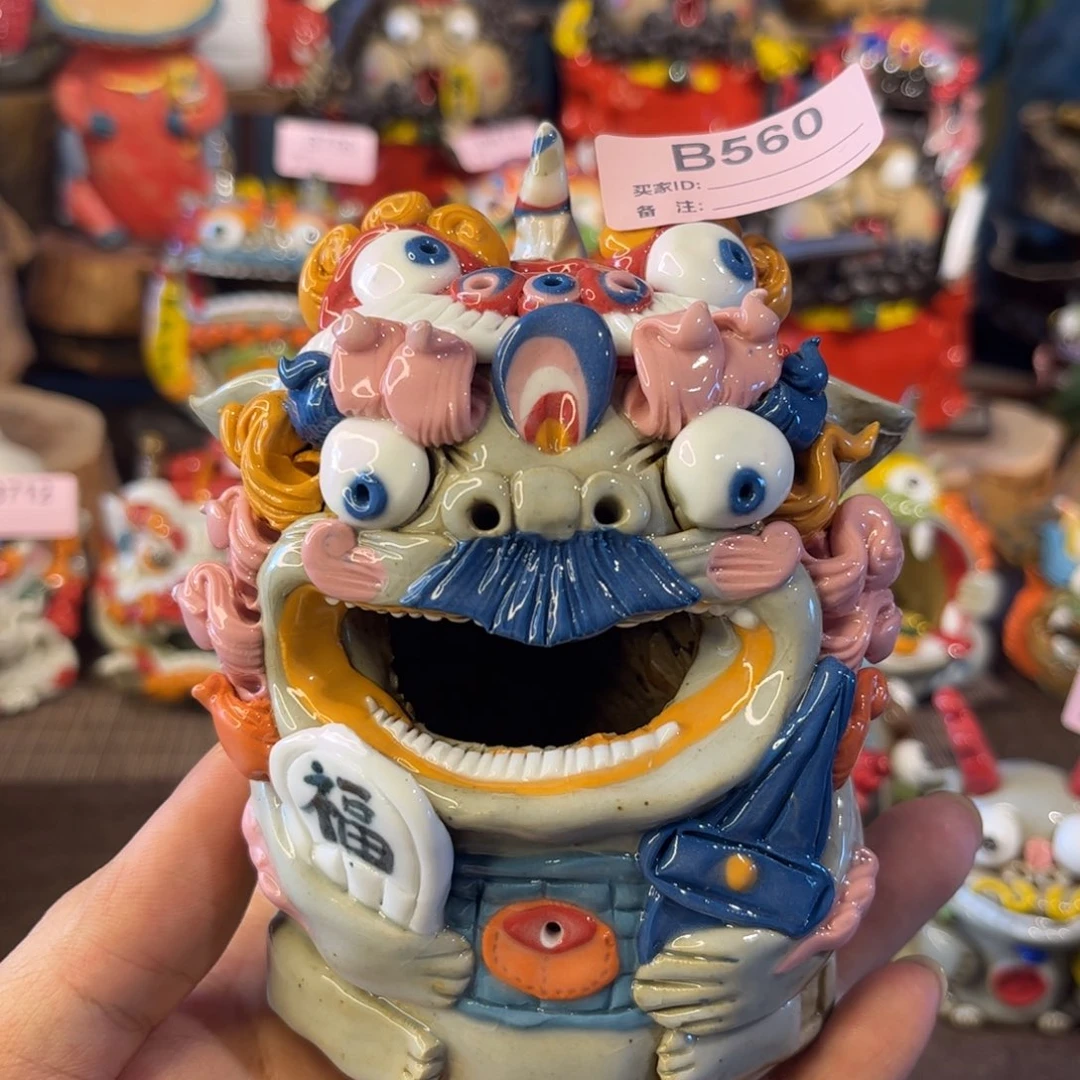 泥塑纯手工茶宠摆件