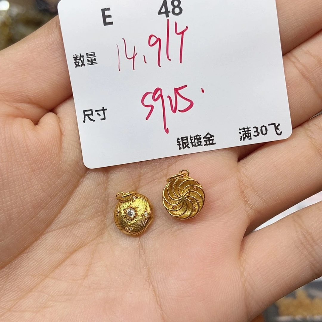 颈饰银S925镶嵌水晶E48