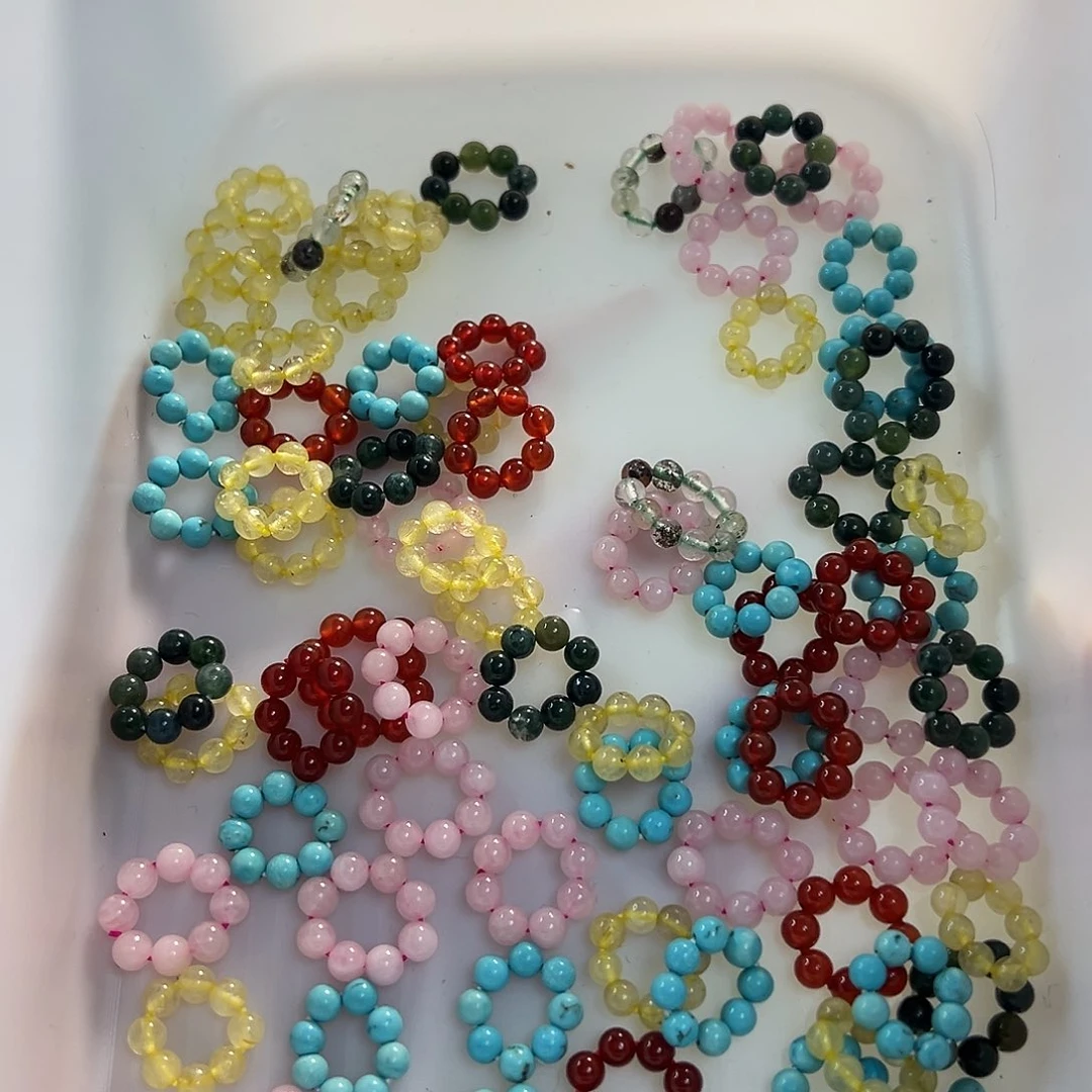 玛瑙/玉髓合金珠宝半成品吊坠任选四颗