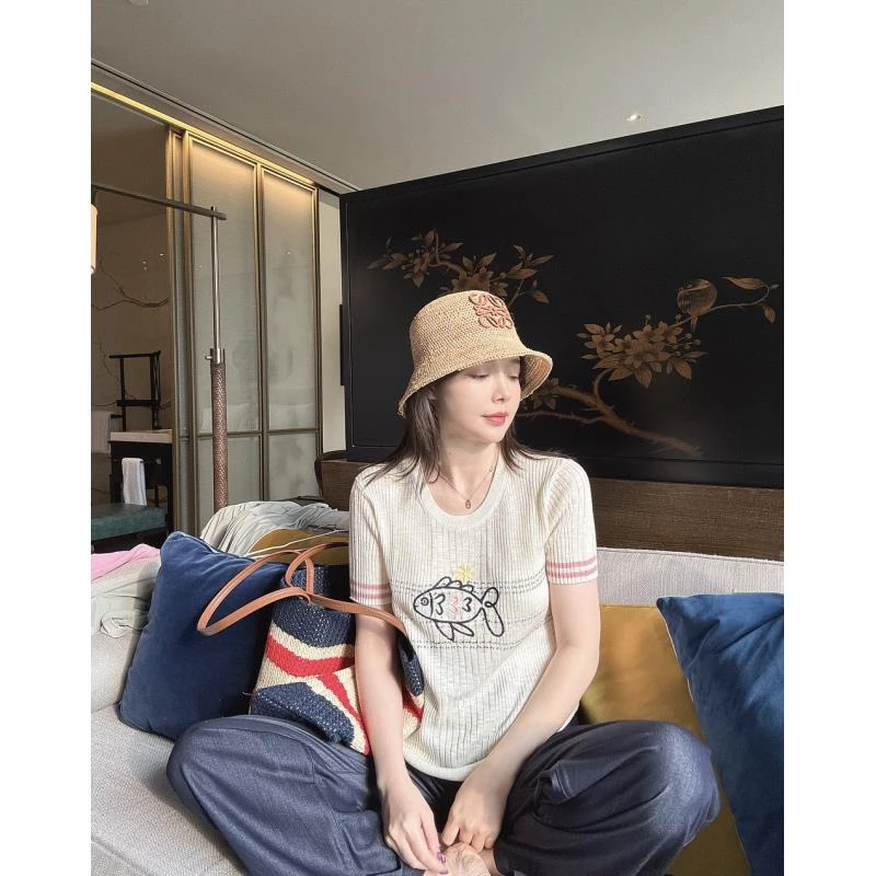 BETTER JOELAY-小版【鱼见你】时尚可爱百搭短袖T恤休闲风LL5831