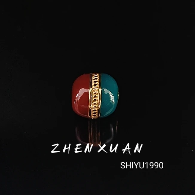 双色无钻憨包珠一个配饰尺寸8mm+文玩配饰