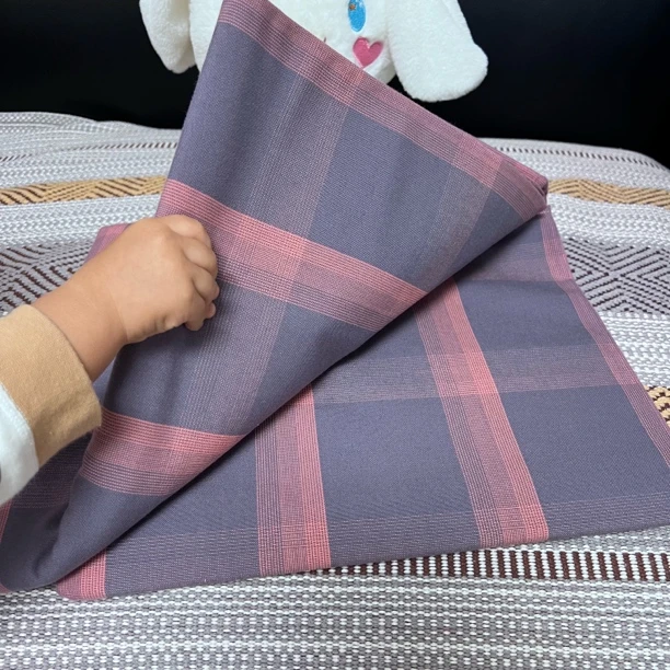 【100%棉A类细纱】高端32支老粗布不起球不褪色细纱婴儿可用