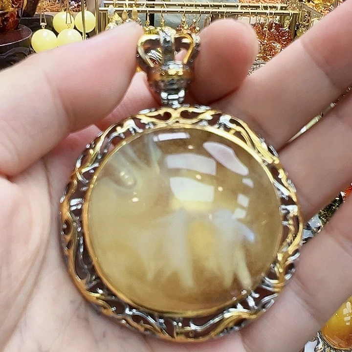 琥珀未镶嵌珠宝奇石