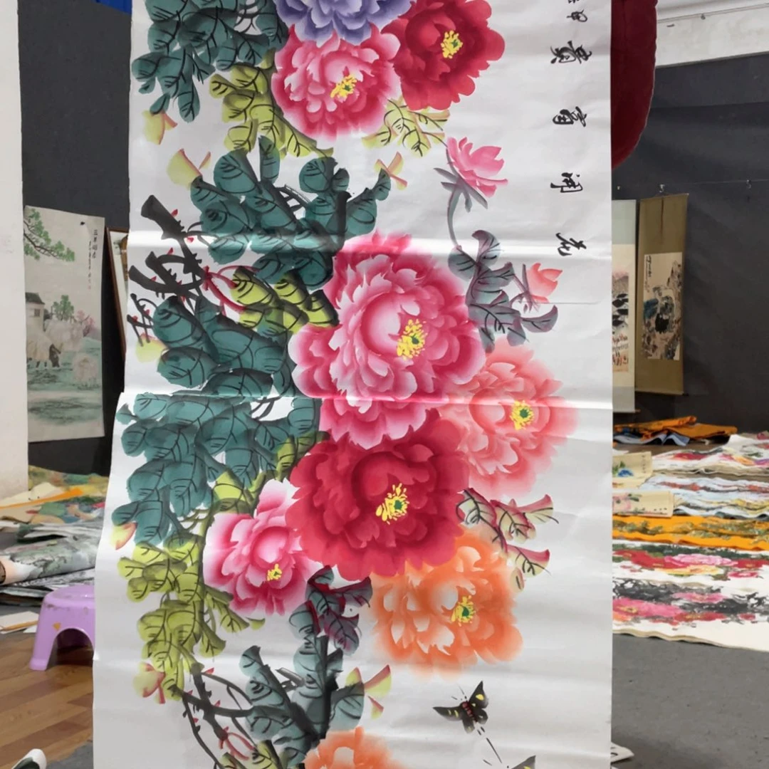 国画国画作品画心一张