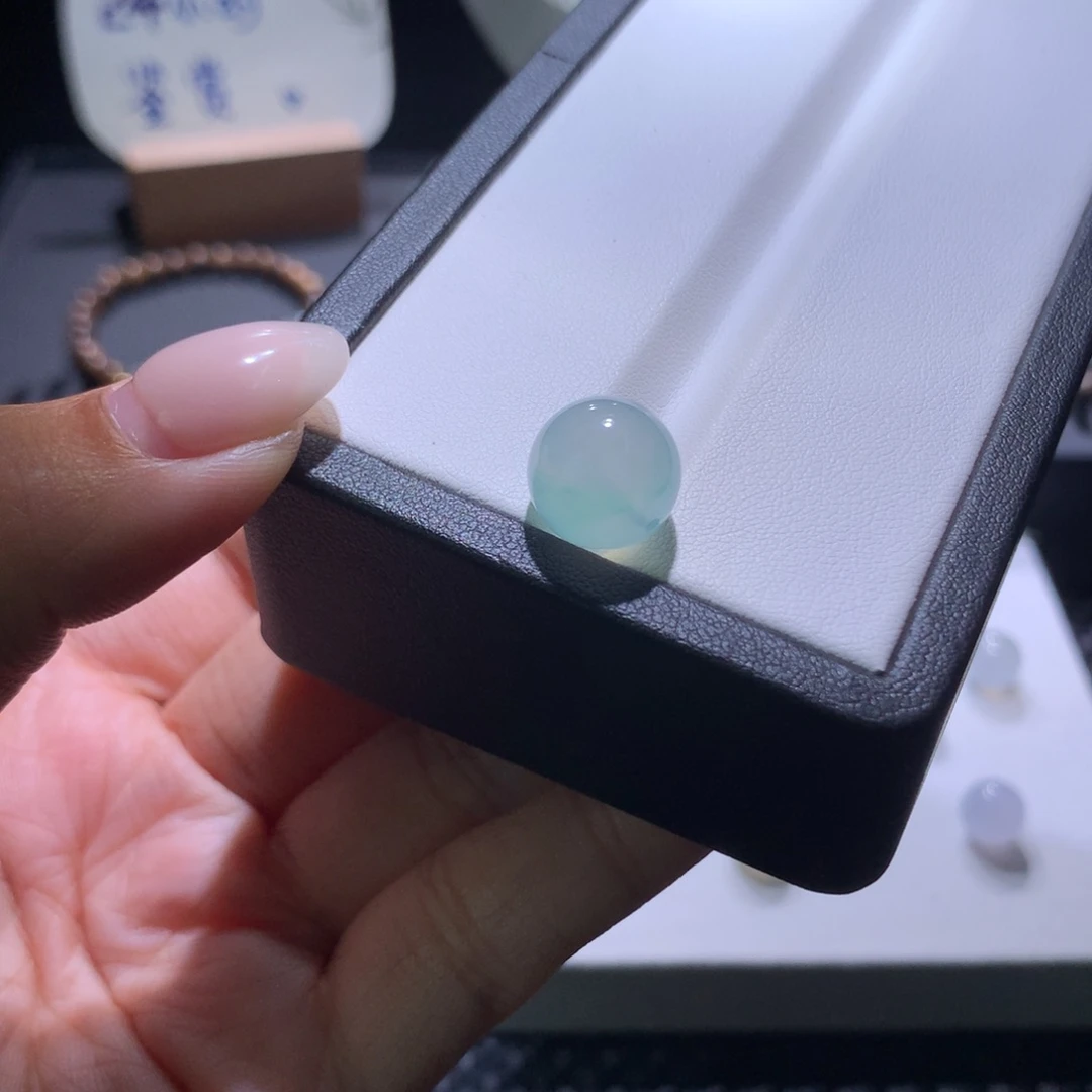 翡翠散珠特价卡12蓝绿飘花