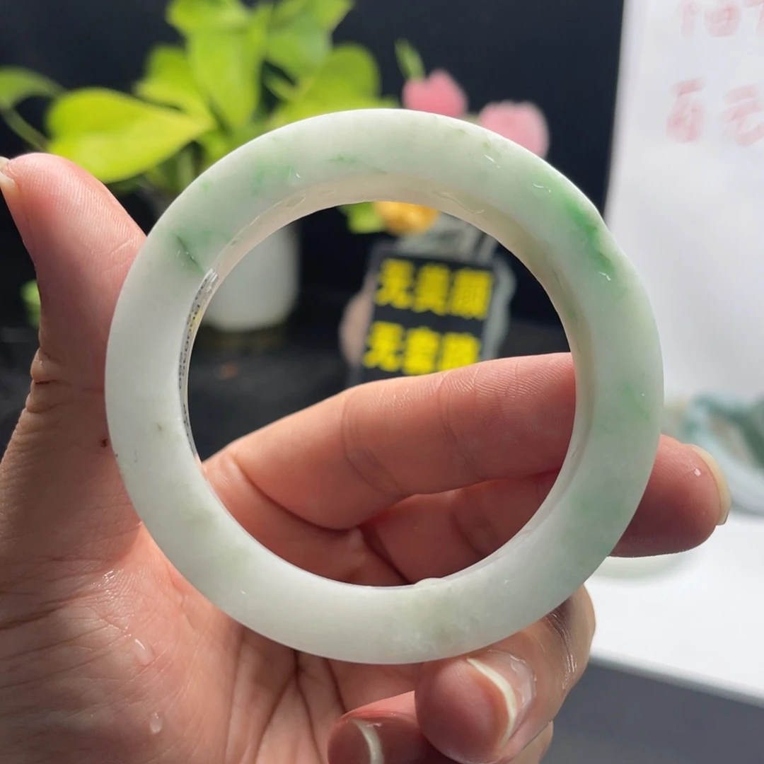 【闪购商品】定制翡翠手镯57-60未镶嵌