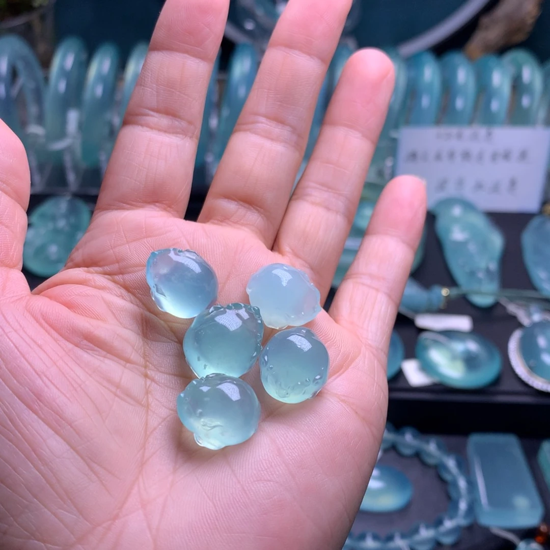 未镶嵌蛇纹石玉吊坠5选1不退换