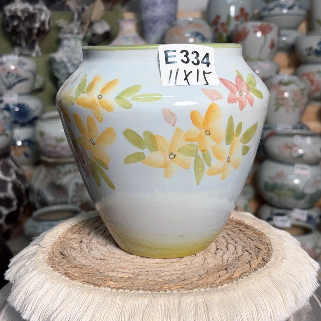 有孔 景德镇纯手绘 E334 气泡瑕