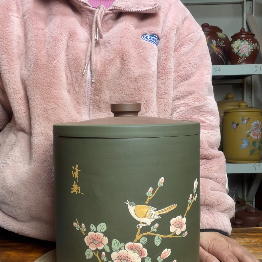 紫砂茶叶罐今天晚上