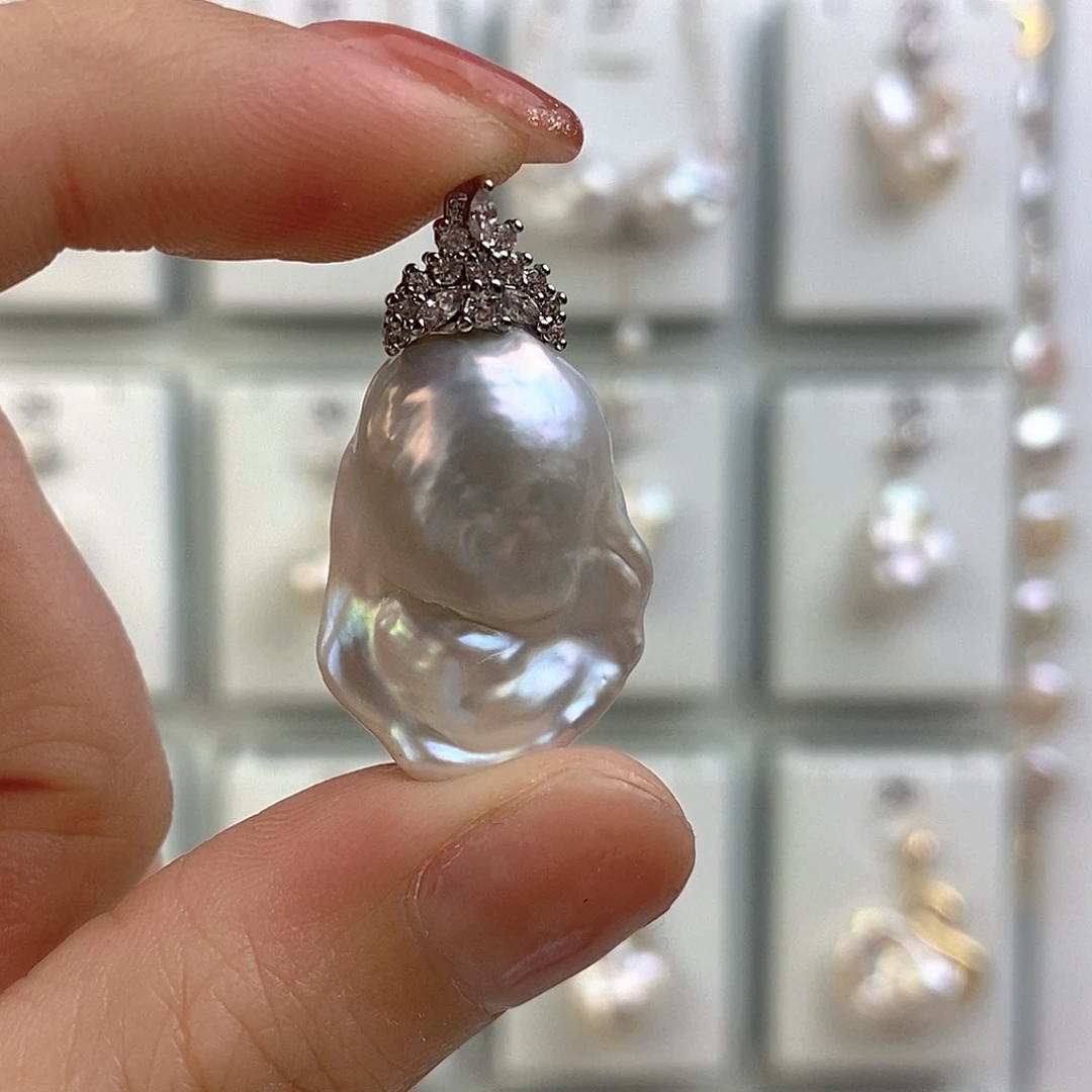 淡水珍珠颈饰合金