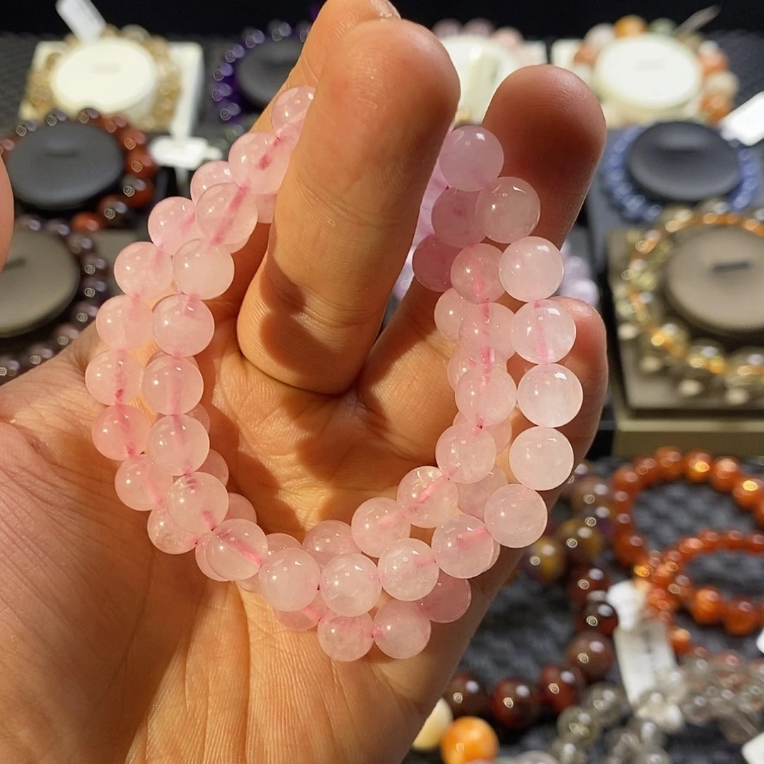 水晶手链未镶嵌粉晶