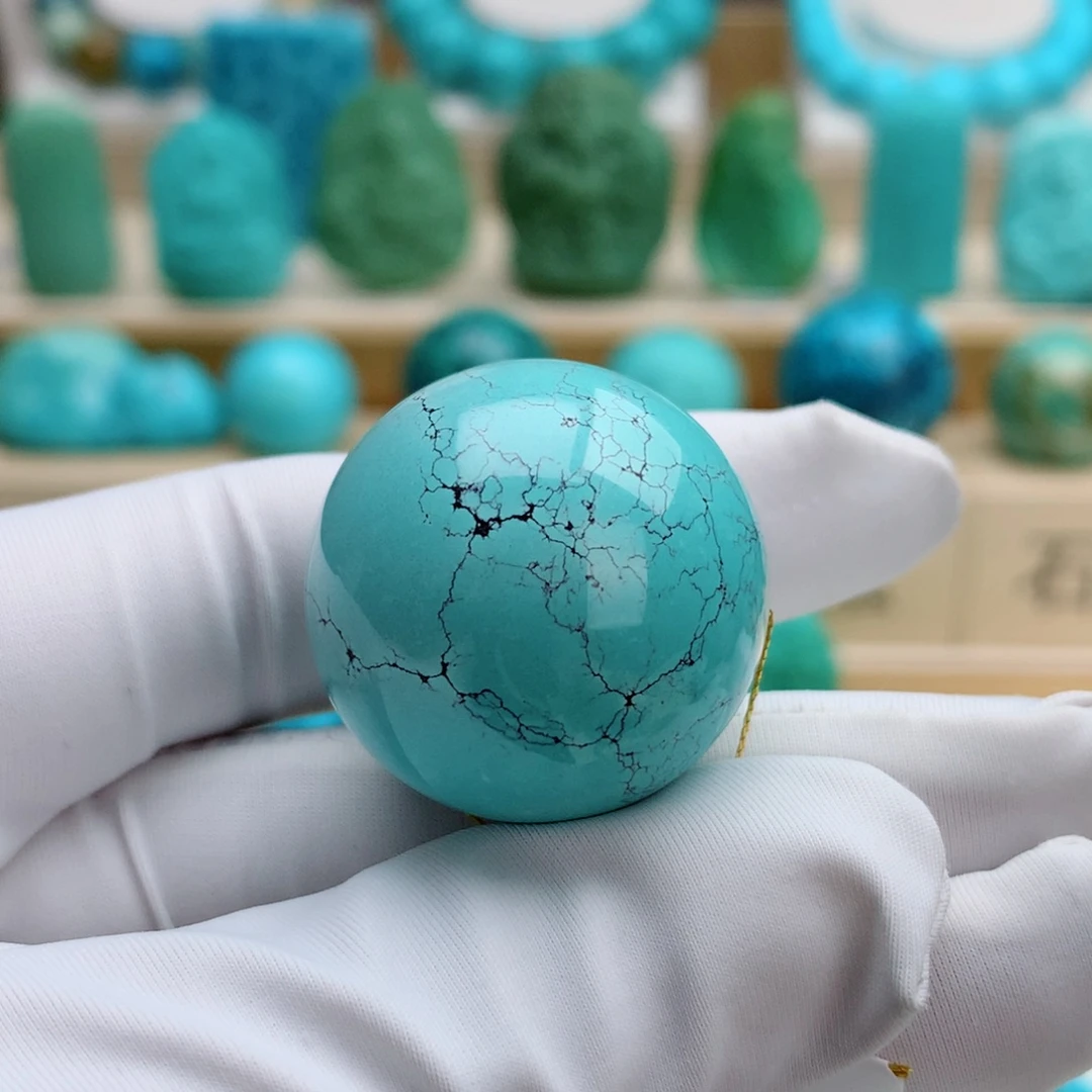 绿松石未镶嵌挂件