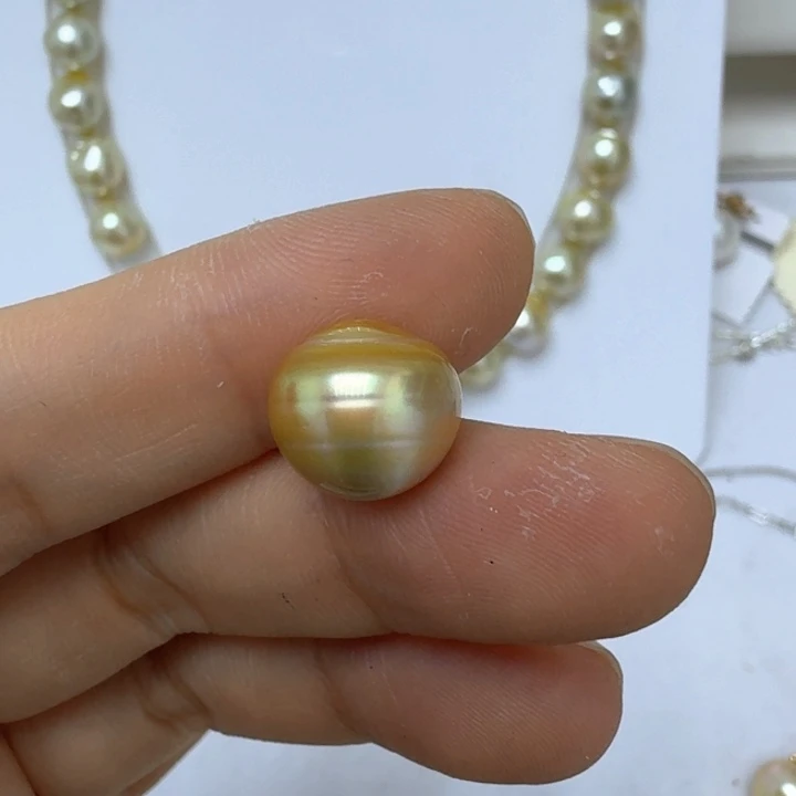 未镶嵌海水珍珠裸珠足*?