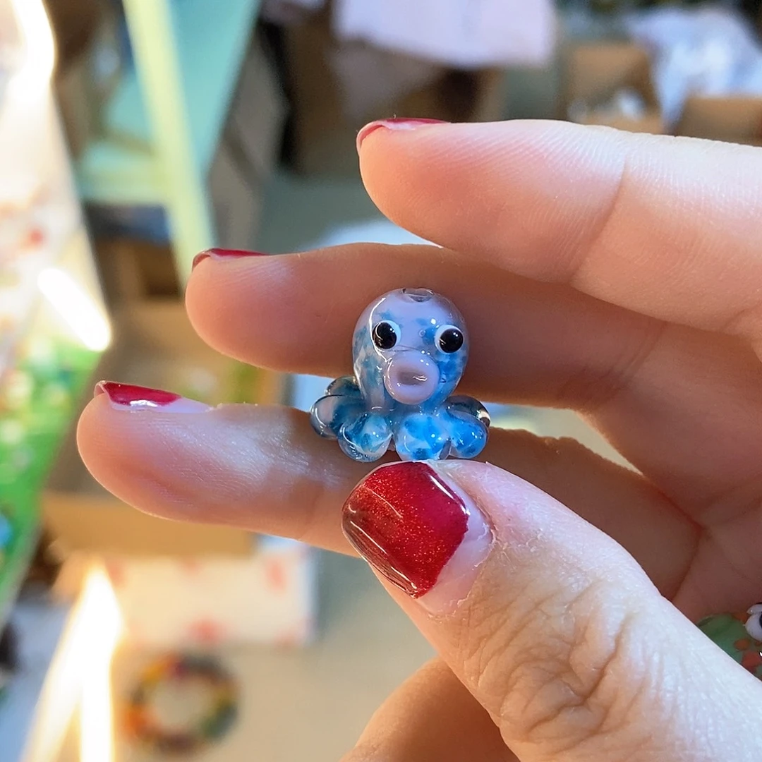 琉璃手工艺品玄*5章鱼