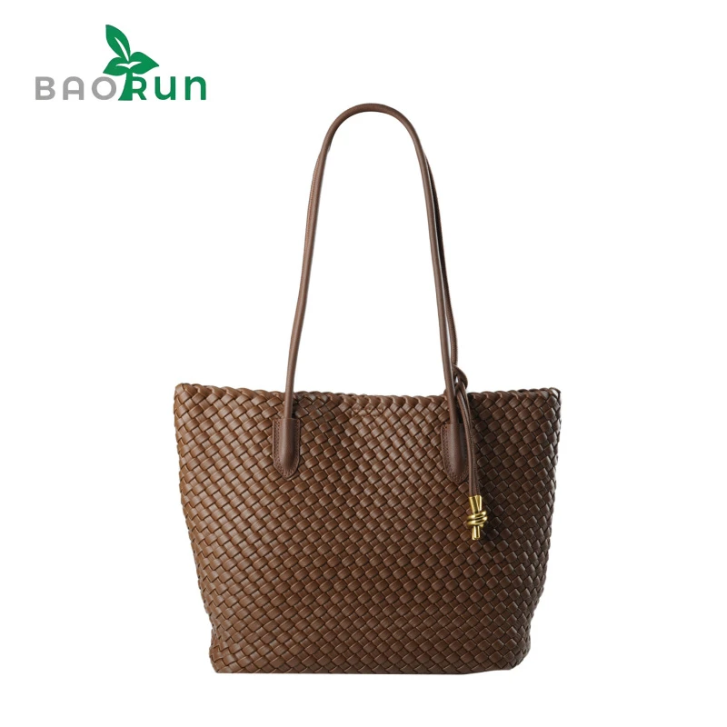 【37编织托特包】小众设计感编织包大容量通勤包包高级百搭