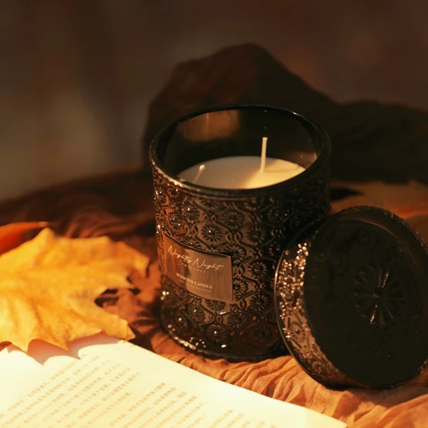 大号繁华海棠杯香薰蜡烛