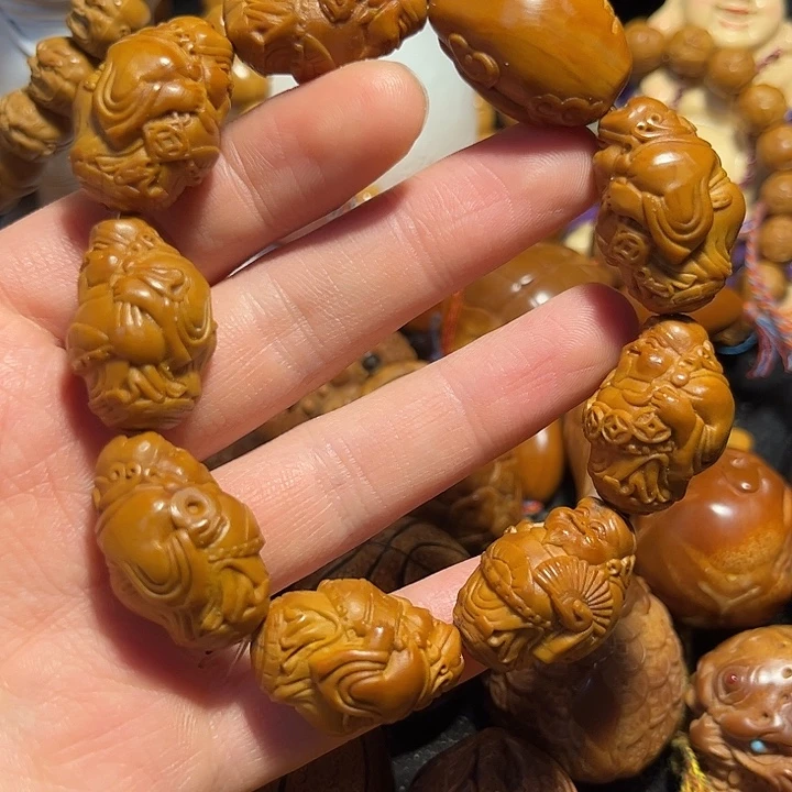 橄榄核手串/手链站立财神