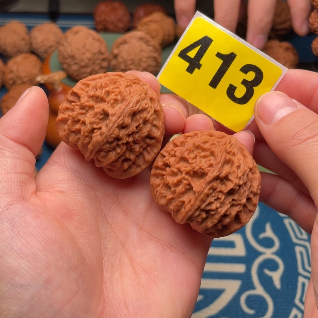 吊坠文玩核桃41.5白狮子413号